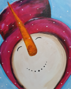 xmas happy snowman cropped